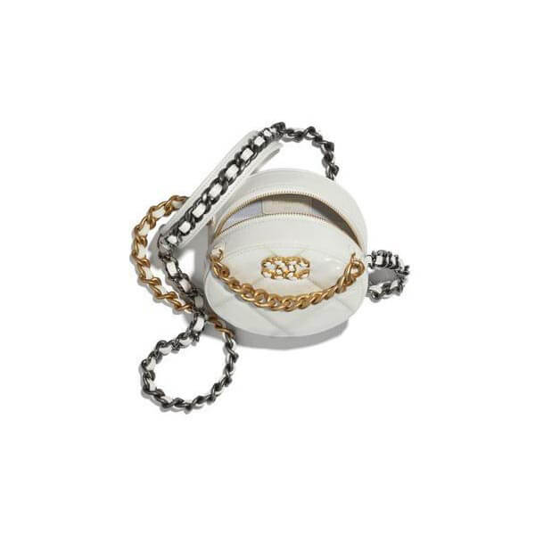 21SS新作 シャネル チェーン付きポシェット ラウンド バッグ 偽物 AP0945 B04580 10601